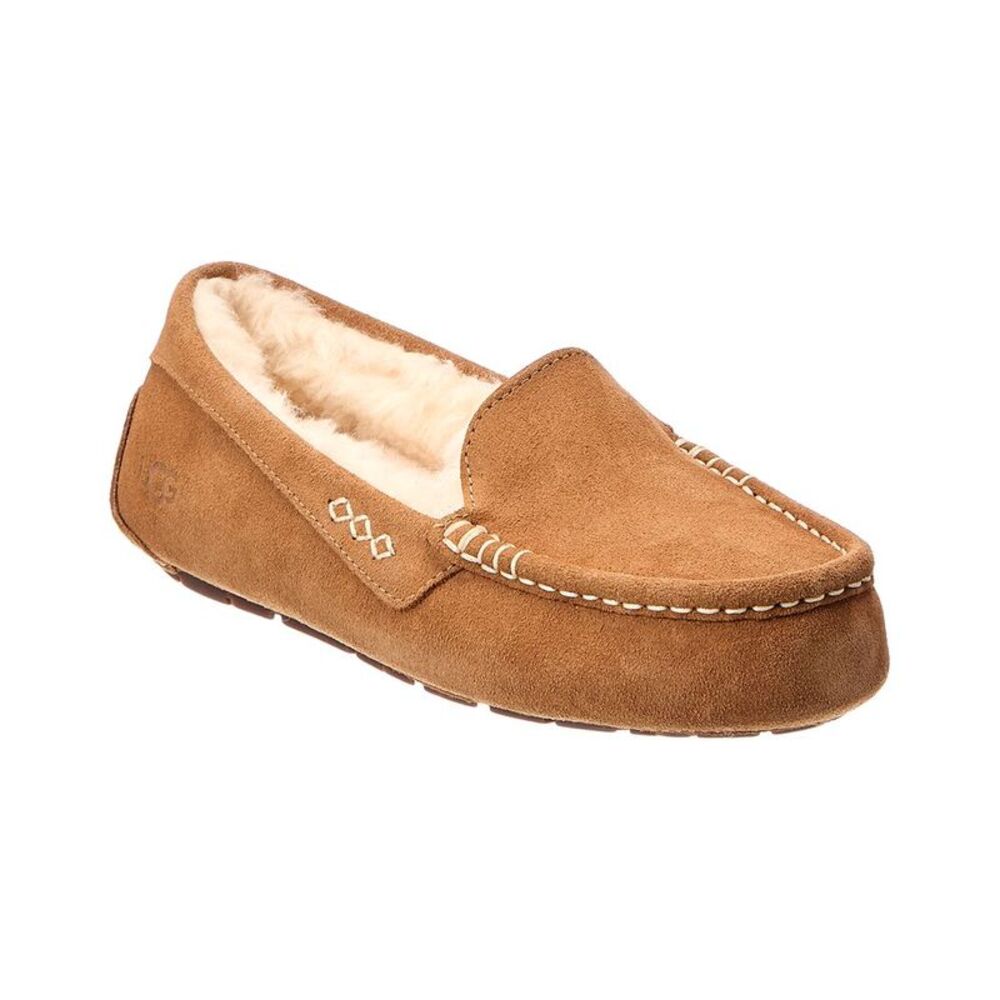 Ugg Ansley Suede Slipper, Brown